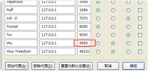 Host1Free浏览器设置端口