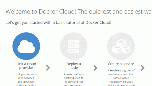 Docker.com欢迎页面